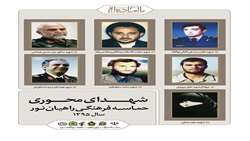 رونمایی از تمثال 7 شهید محوری راهیان نور 1395